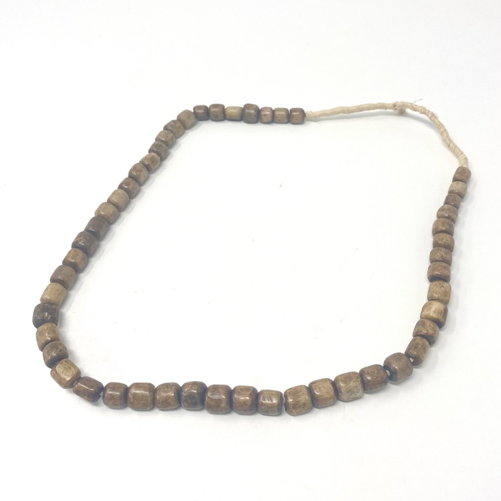 New Free People Wooden Twine Natural Necklace